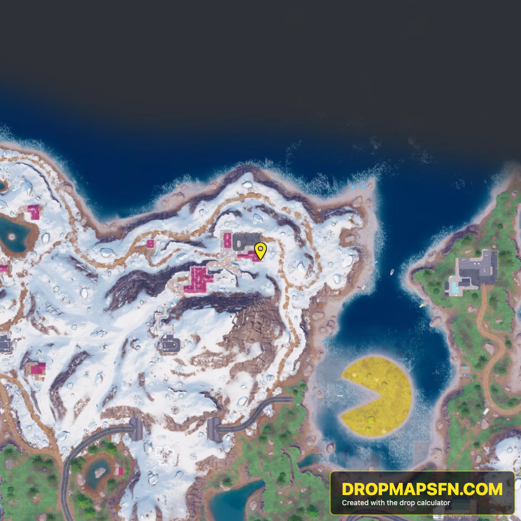 The Bus Stop 1 Fortnite Chapter 7 Season 4 landing spot map
