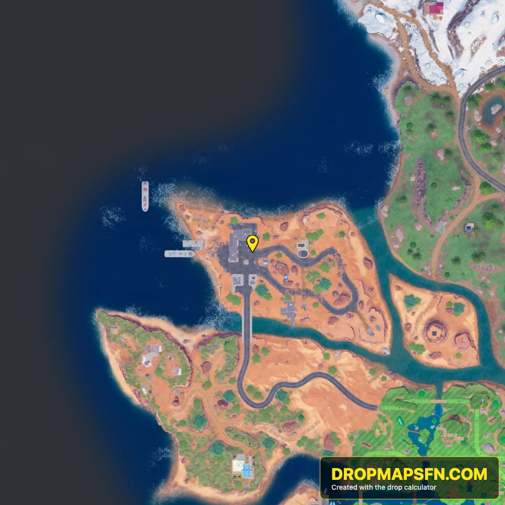 Chopped Shop 1 Fortnite Chapter 7 Season 4 landing spot map