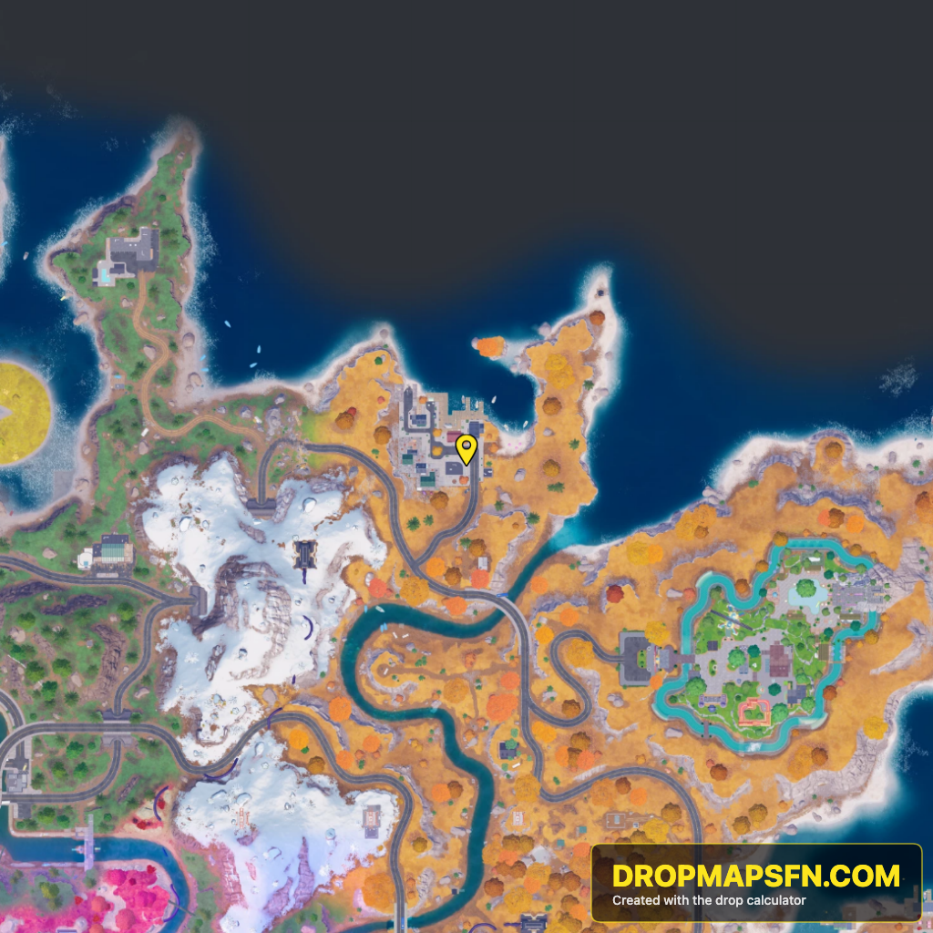 LAtte Landing 3 Fortnite Chapter 7 Season 4 landing spot map