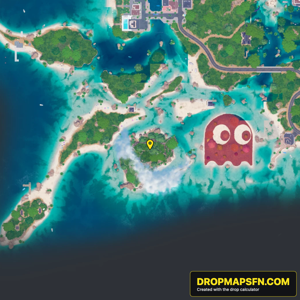 The Quackaway 2 Fortnite Chapter 7 Season 4 landing spot map