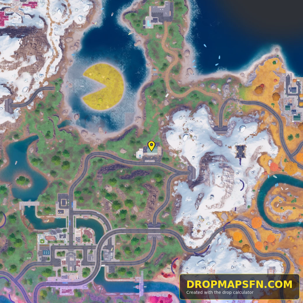 Collider Corridor Beta 6 Fortnite Chapter 7 Season 4 landing spot map