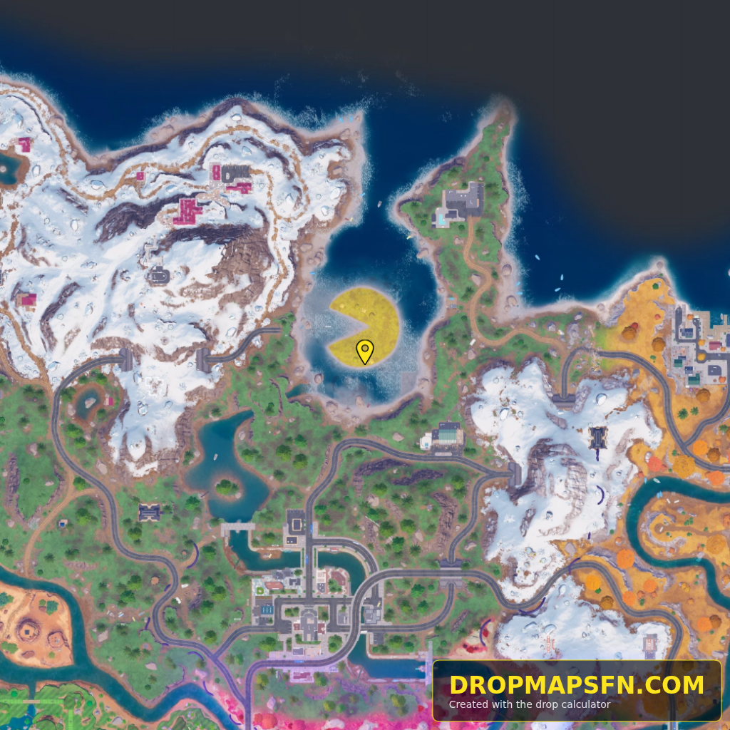 Collider Corridor Beta 13 Fortnite Chapter 7 Season 4 landing spot map