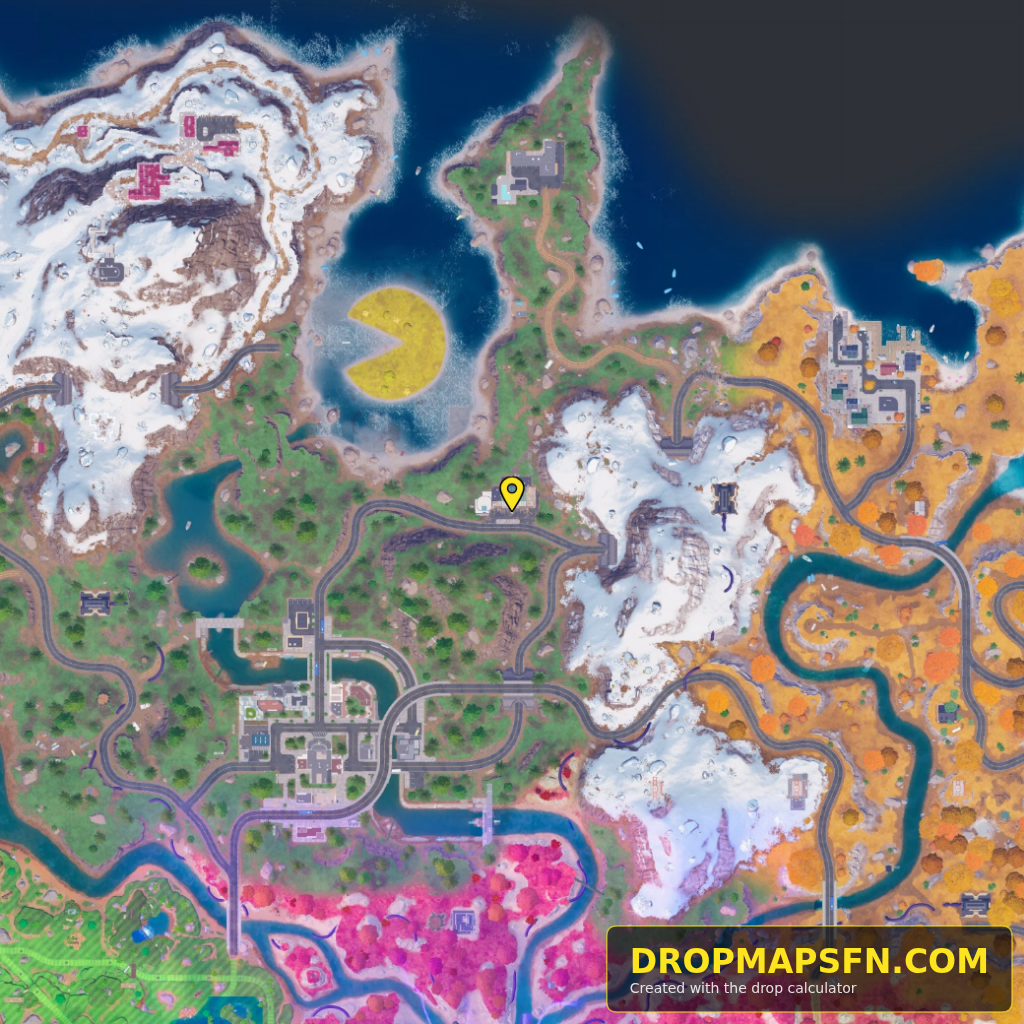 Collider Corridor Beta 14 Fortnite Chapter 7 Season 4 landing spot map