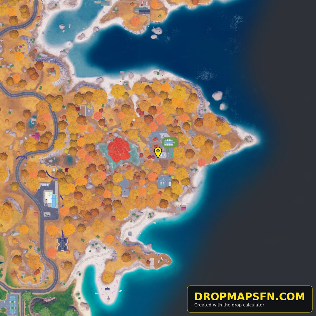 Golden Grove 2 Fortnite Chapter 7 Season 4 landing spot map