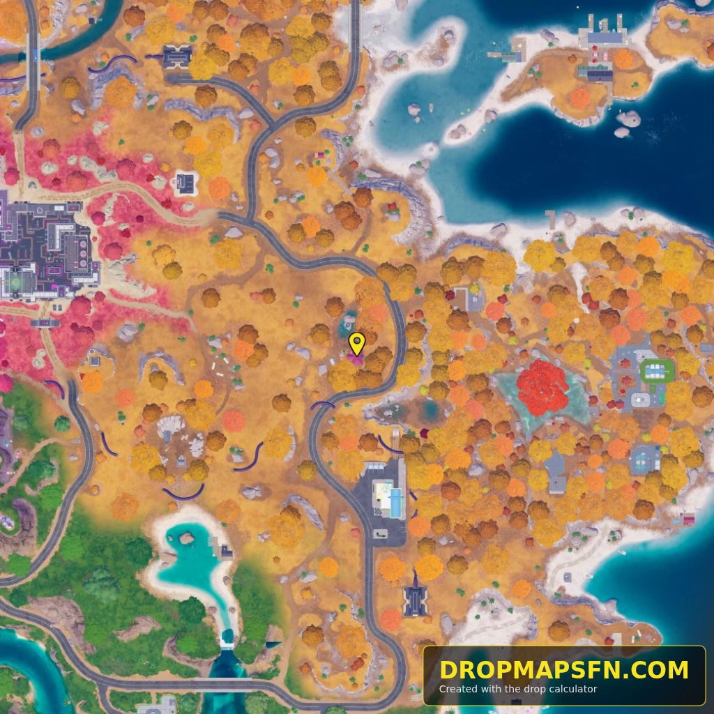 Carwash 3 Fortnite Chapter 7 Season 4 landing spot map