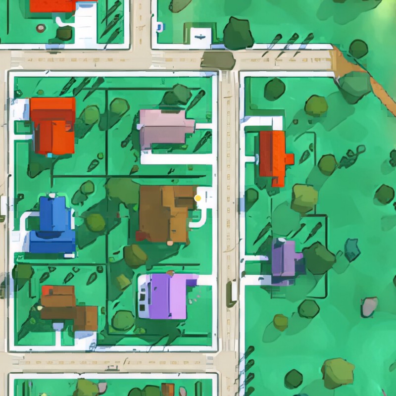Evergreen Terrace Fortnite Drop Map - DropmapsFN